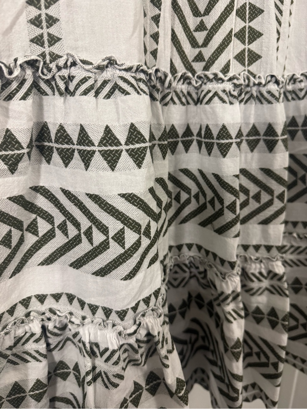 Dylan Alexa Sleeveless Geometric Tiered Mini Dress - Picture 5 of 12
